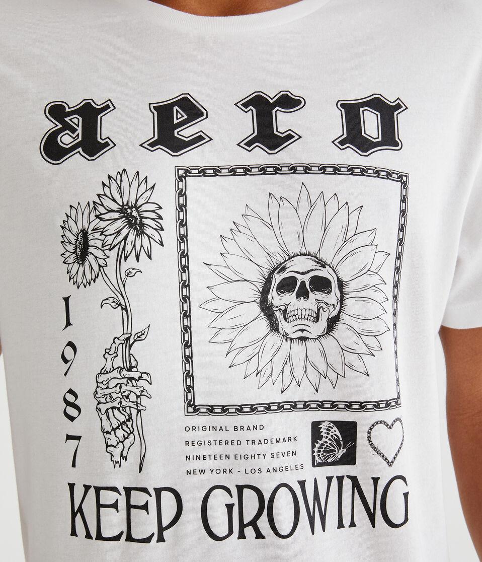Aéropostale Aero 1987 Keep Growing Graphic Tee Bleach