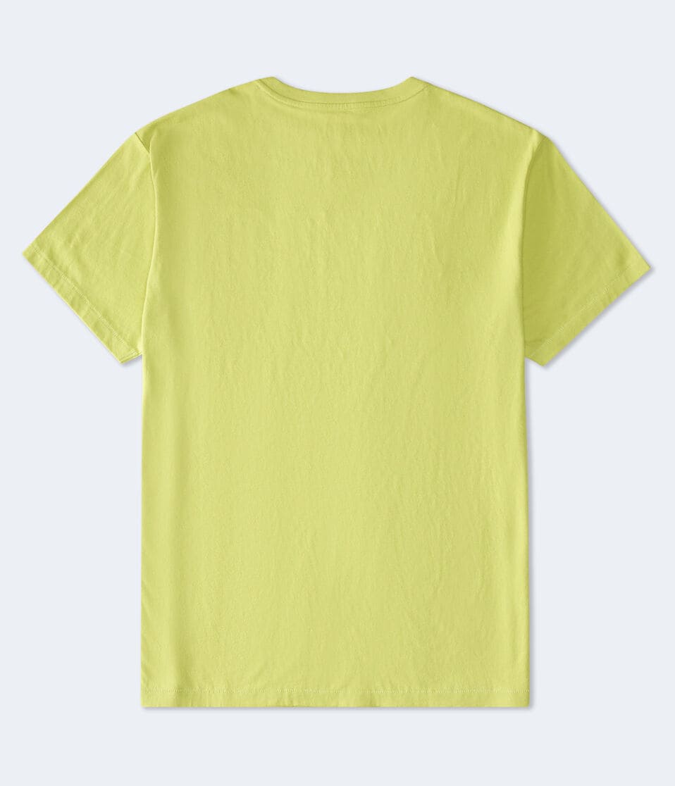 Aéropostale Aero NY 1987 Logo Graphic Tee Wild Lime