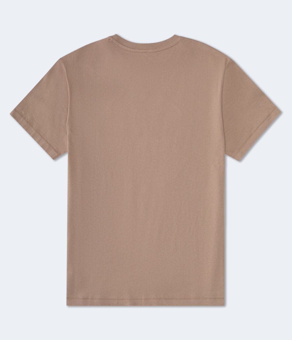 Aéropostale Aero NY Circle Appliqué Graphic Tee Camel