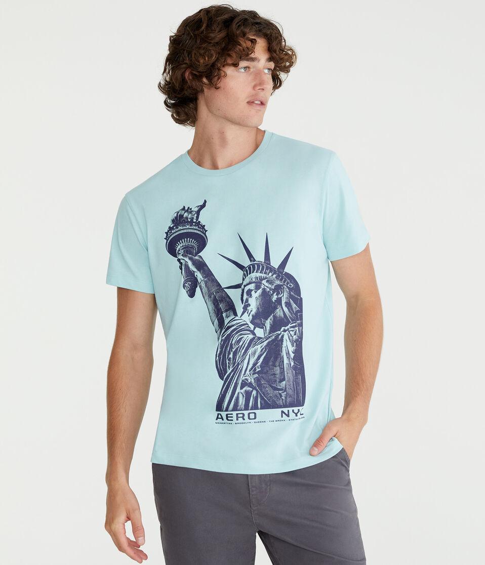 aéropostale Aero NYC Statue Of Liberty Graphic Tee lunar blue