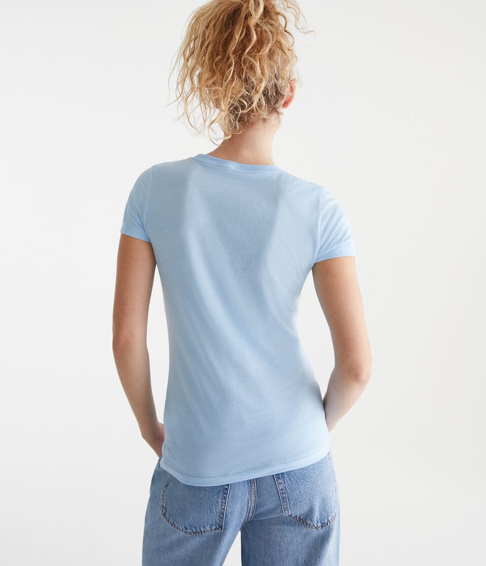 Aéropostale Aero Rhinestone Star Graphic Tee Beyond Blue