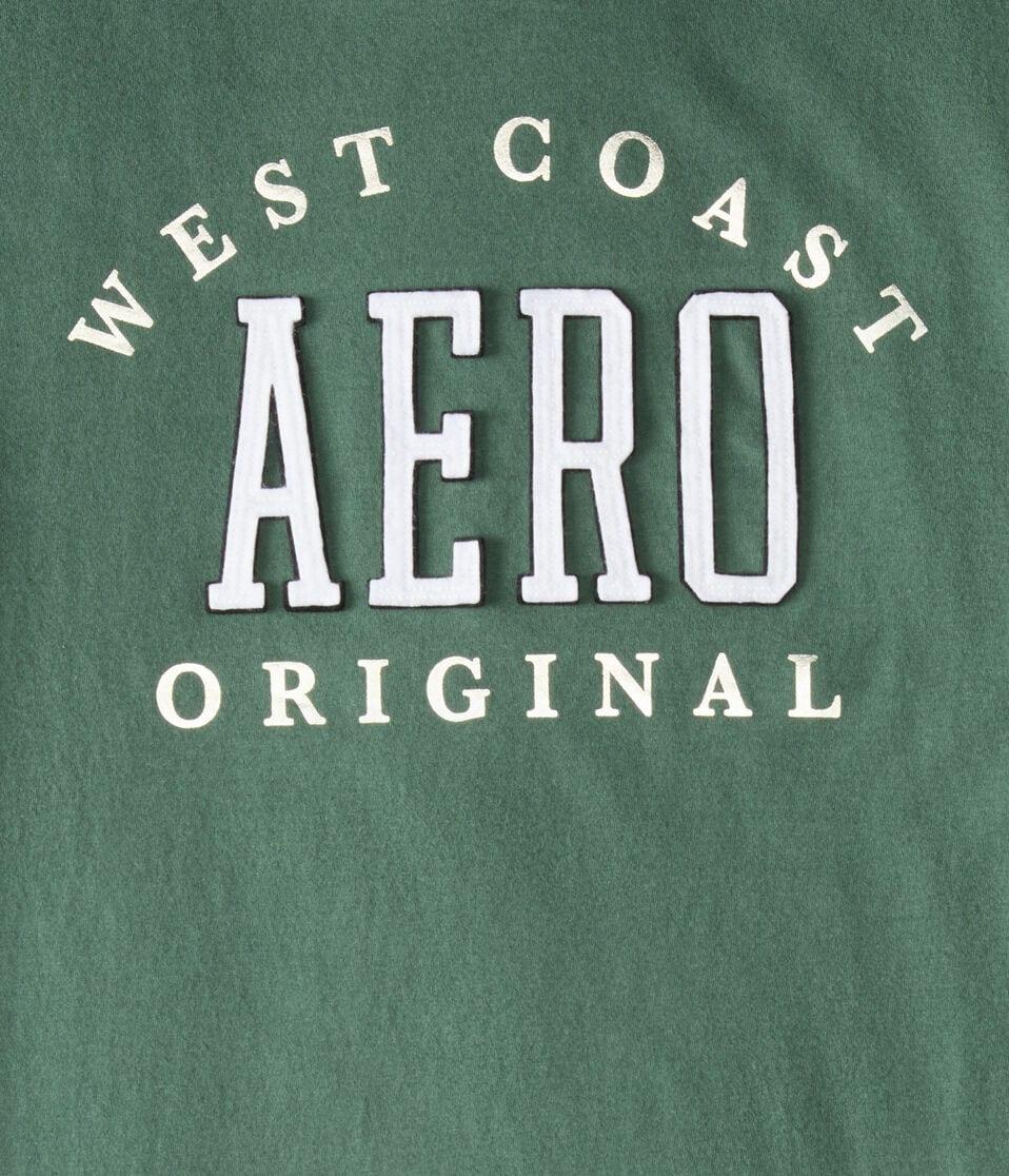 Aéropostale Aero West Coast Foil Graphic Tee Smoke Pine