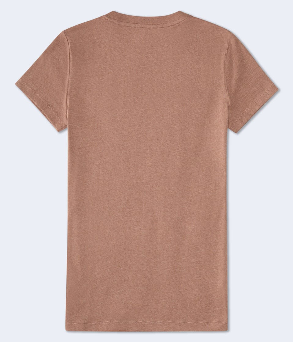 Aéropostale Aeropostale 87 Appliqué Graphic Tee Caramel Cafe