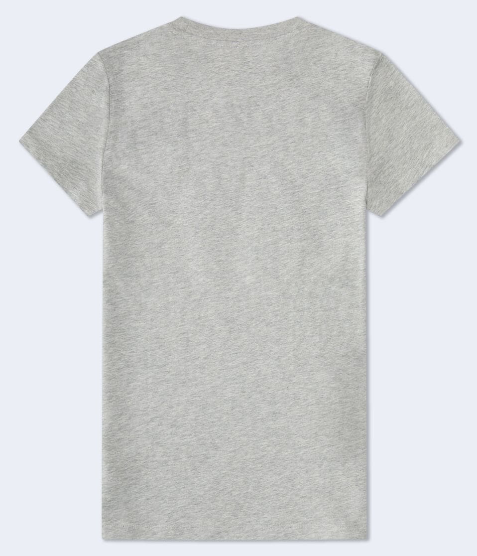 Aéropostale Aeropostale 87 Appliqué Graphic Tee Light Heather Grey