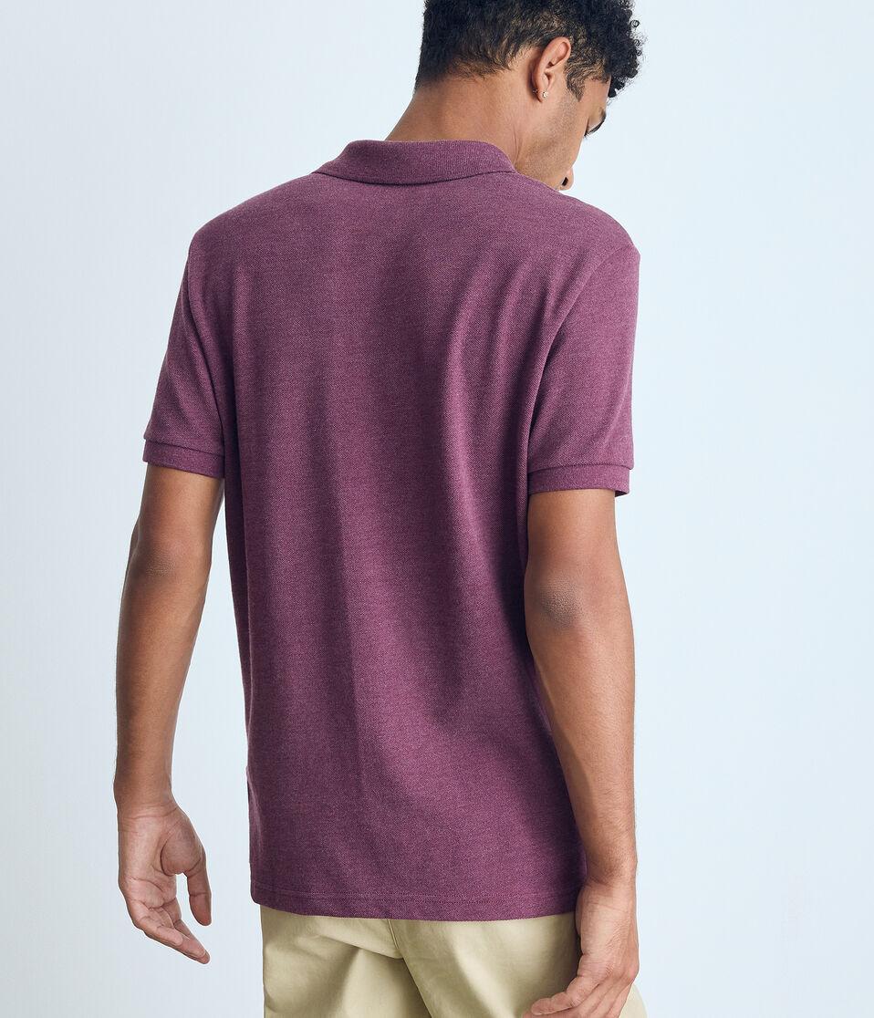 Aéropostale A87 Logo Piqué Polo Dark Burgundy