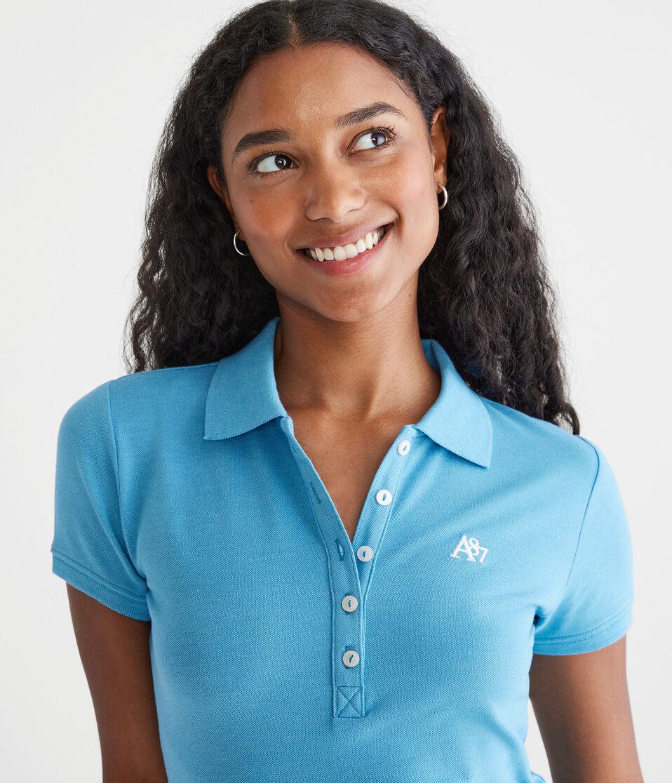 Aéropostale A87 Piqué Polo Dazzling Blue