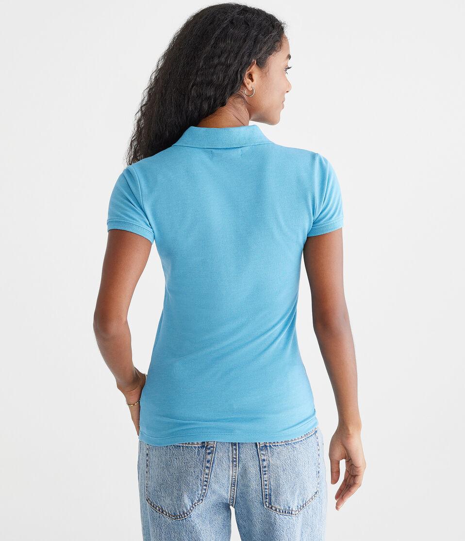 Aéropostale A87 Piqué Polo Dazzling Blue