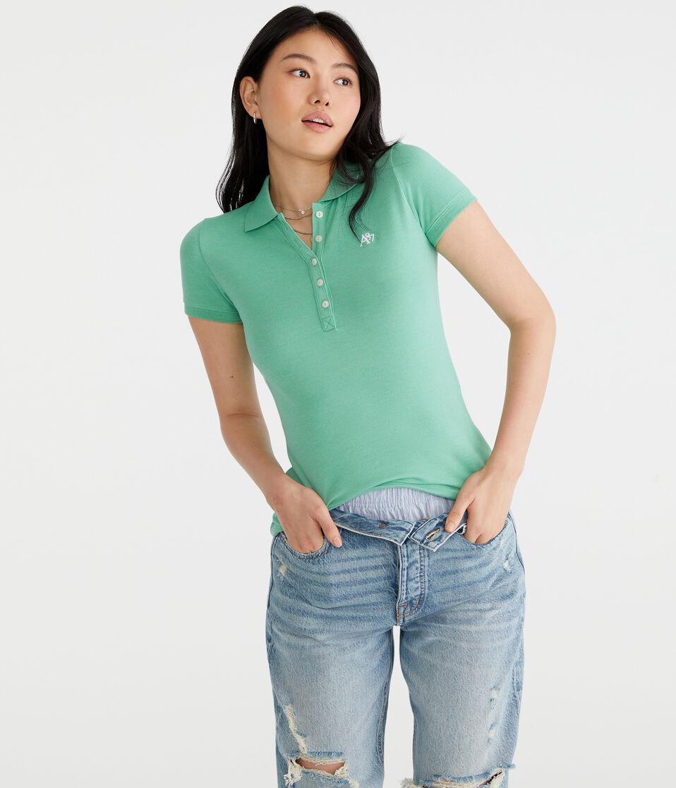 Aéropostale A87 Piqué Polo Hedge Green