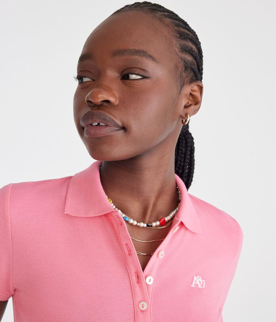 Aéropostale A87 Piqué Polo Rose Dawn