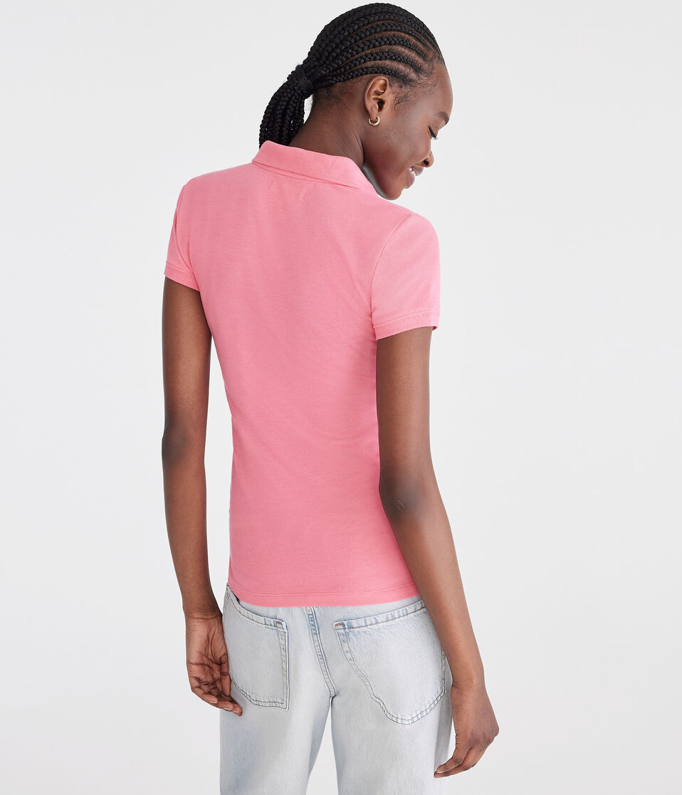 Aéropostale A87 Piqué Polo Rose Dawn