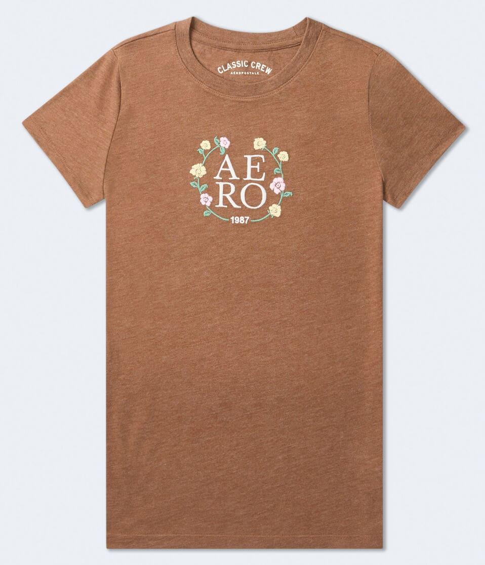 aéropostale Aero 1987 Floral Graphic Tee aztec