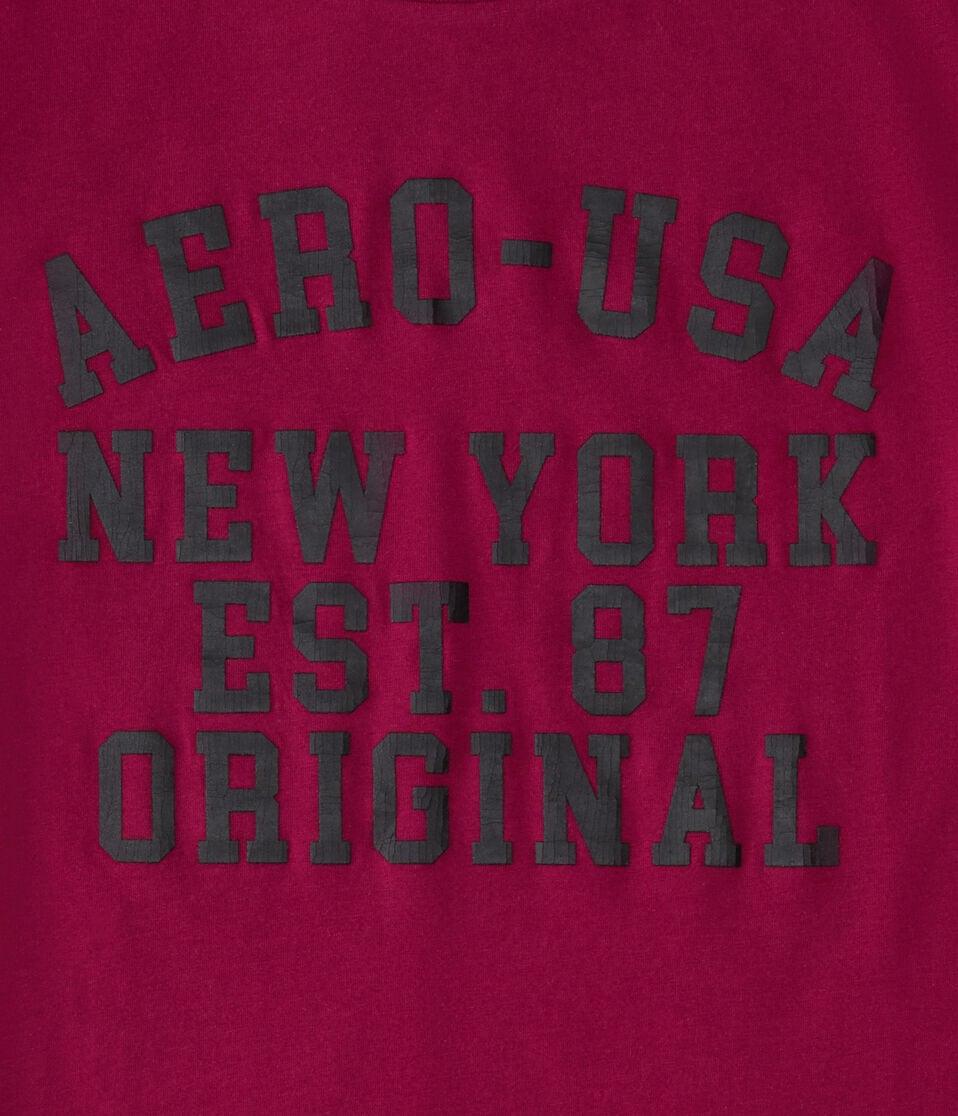 Aéropostale Aero-USA New York Graphic Tee Plum