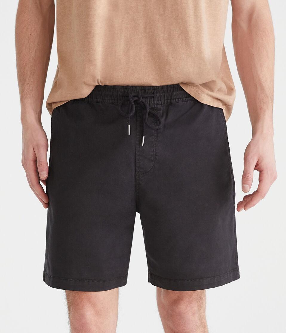 Aéropostale All Day Jogger Shorts 7" Black Fox