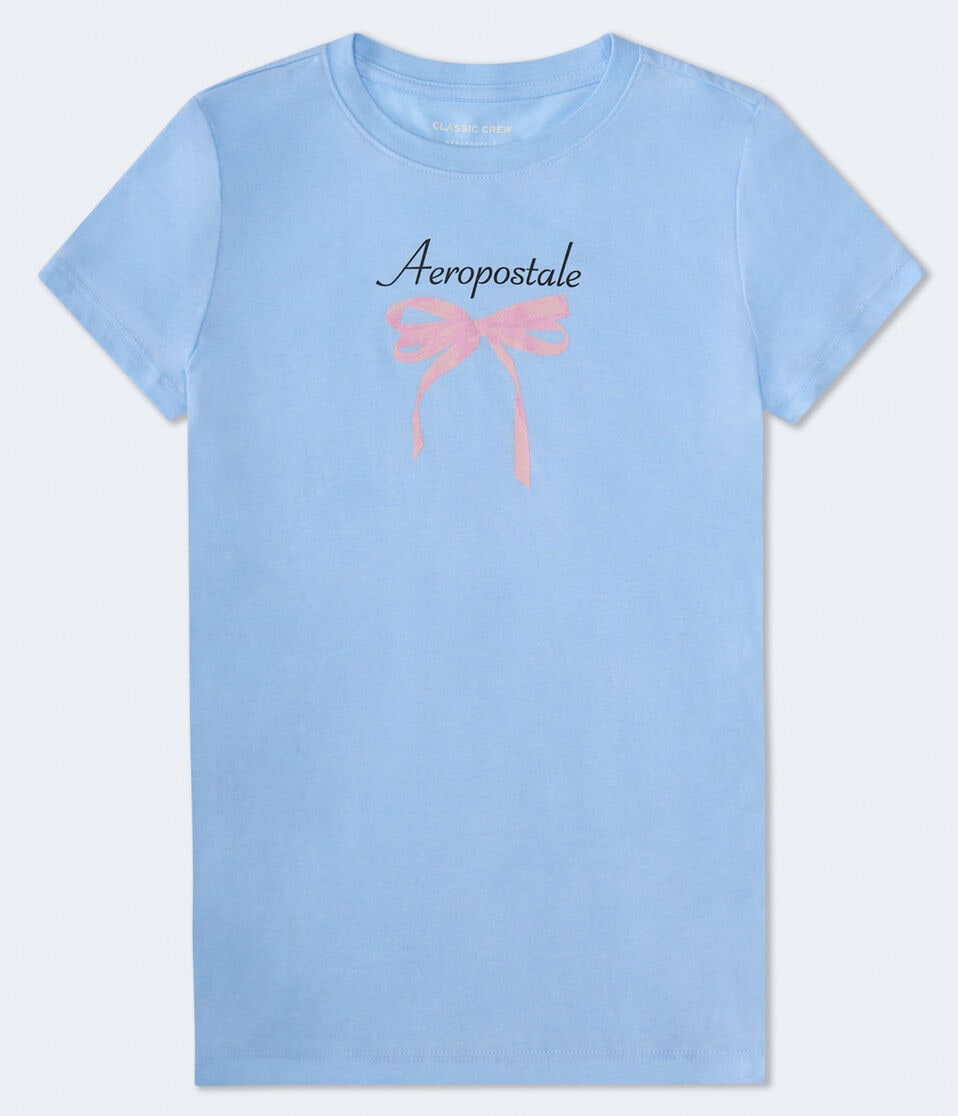 Aéropostale Aeropostale Bow Graphic Tee Atlantic Deep