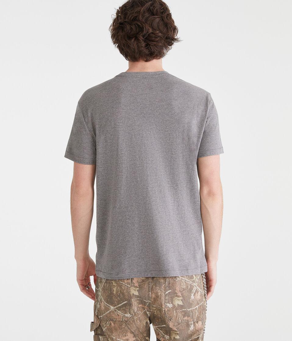 Aéropostale Aeropostale California Bear Appliqué Graphic Tee Med Hthr Grey