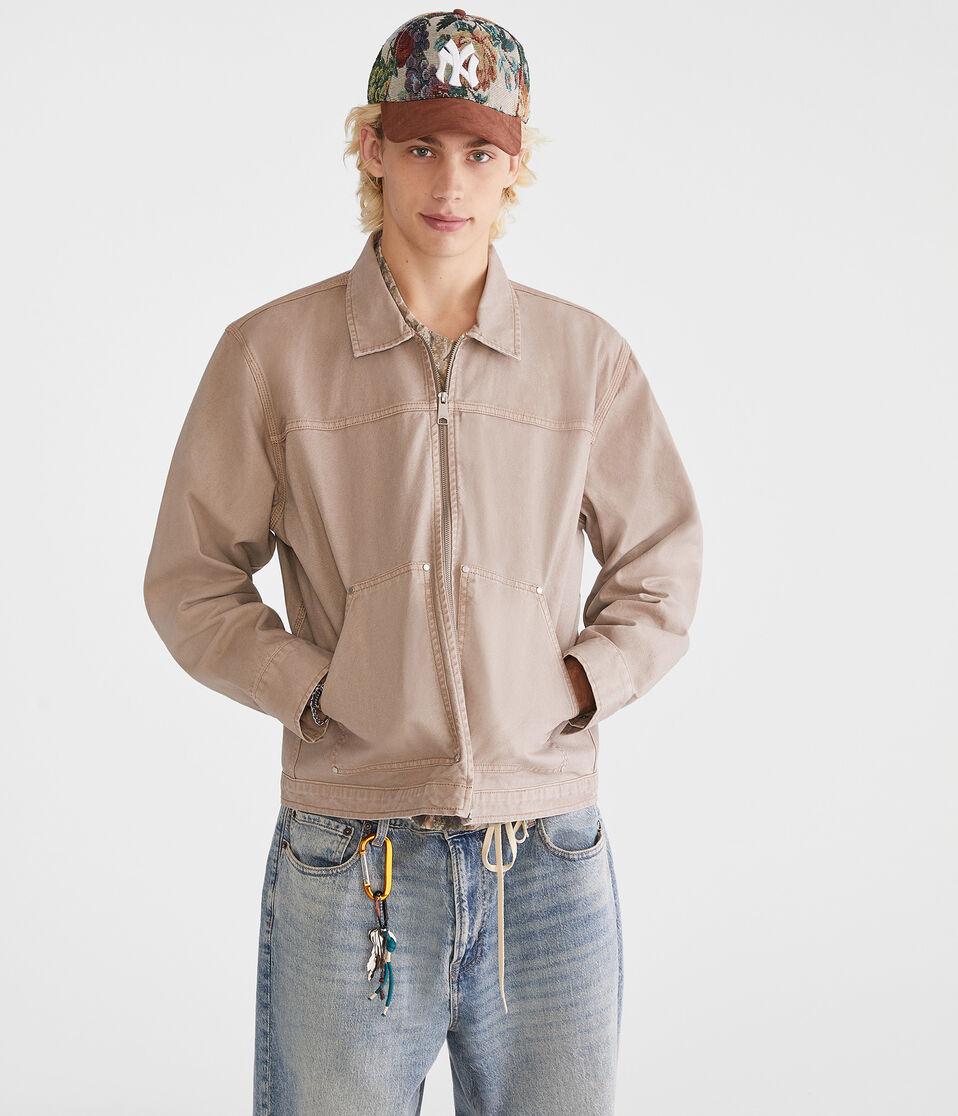 aéropostale Canvas Mechanic Jacket light brown