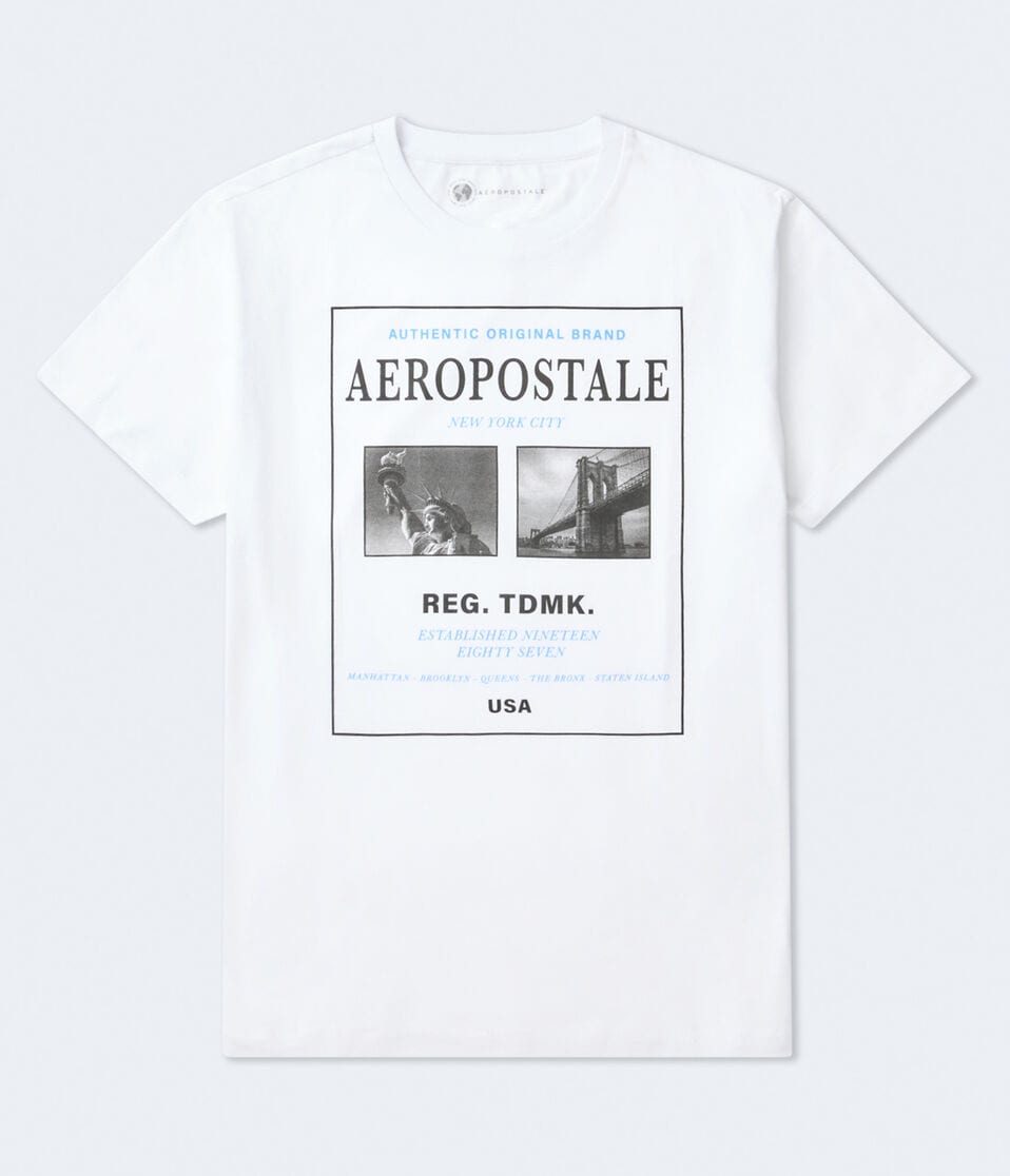 aéropostale Aeropostale City Scene Graphic Tee bleach