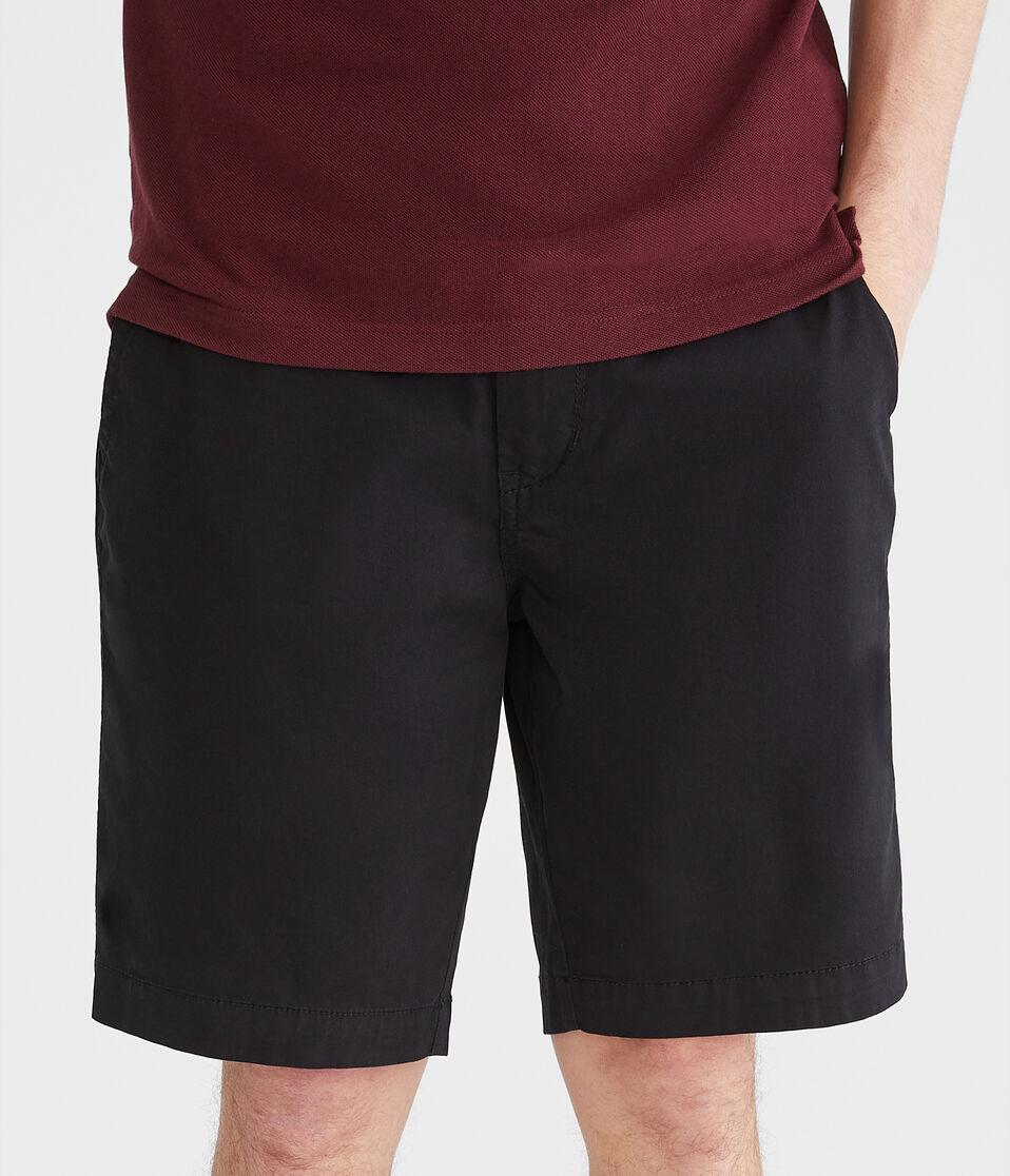Aéropostale Classic Chino Shorts 9.5" Black Fox