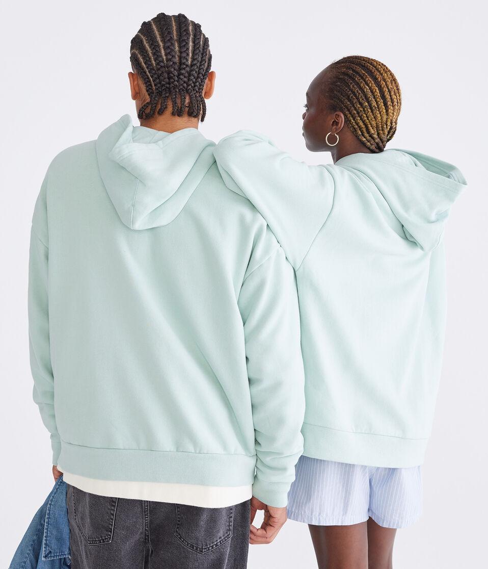 Aéropostale Cloud Soft Full-Zip Hoodie Blue Haze