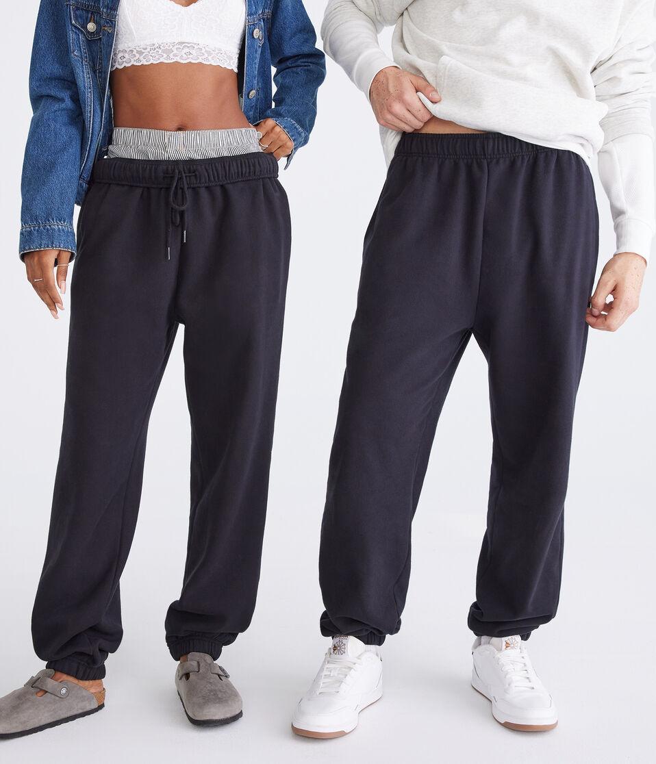 Aéropostale Cloud Soft Jogger Sweatpants Black Fox