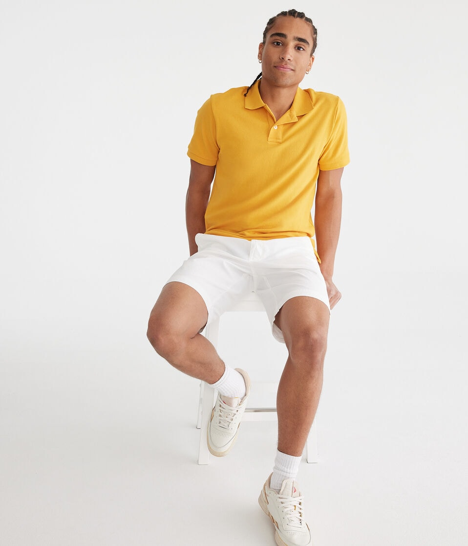 aéropostale Eco Uniform Piqué Polo butternut