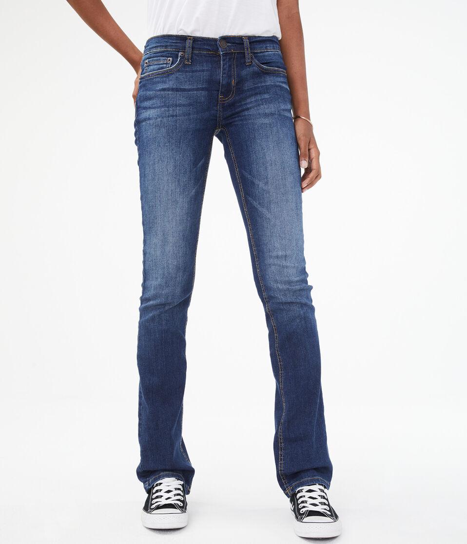 aéropostale Low-Rise Bootcut Jean medium wash