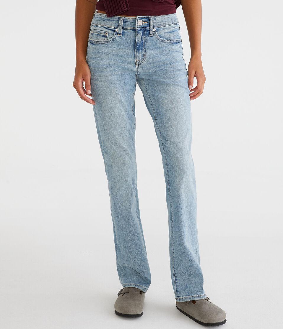Aéropostale Mid-Rise Bootcut Jean Light Wash