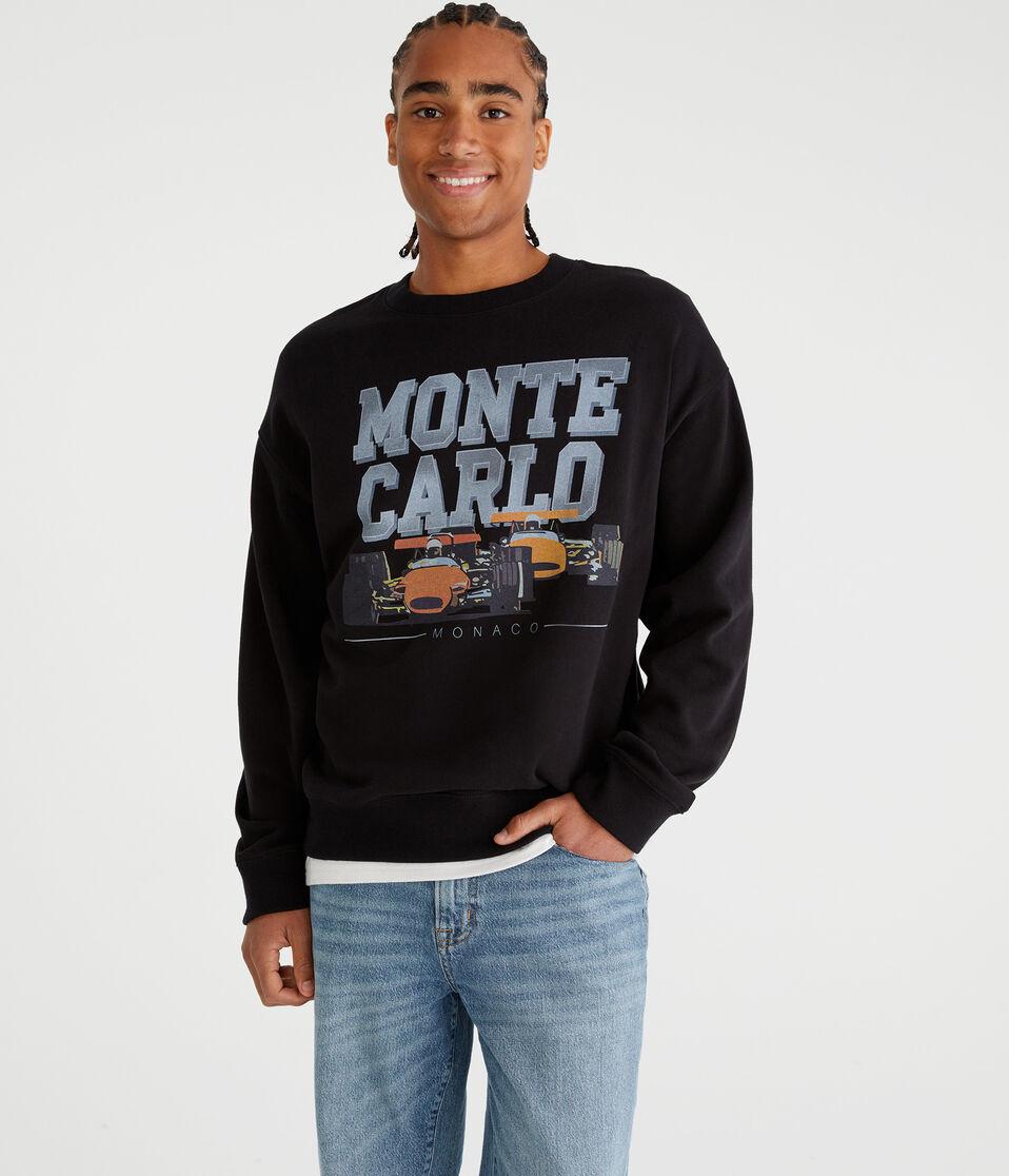 Aéropostale Monte Carlo Crew Sweatshirt Black Fox