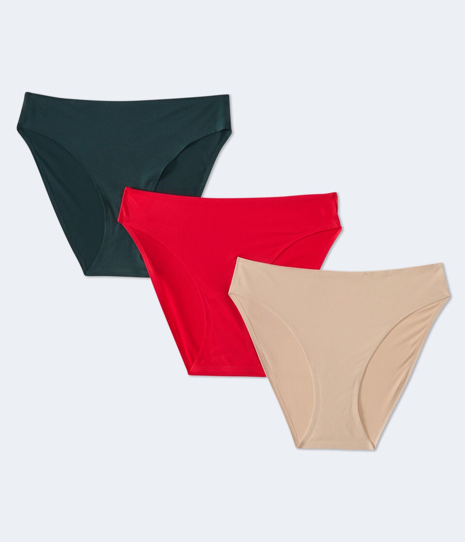 Aéropostale No-Show Bikini 3-Pack Multi