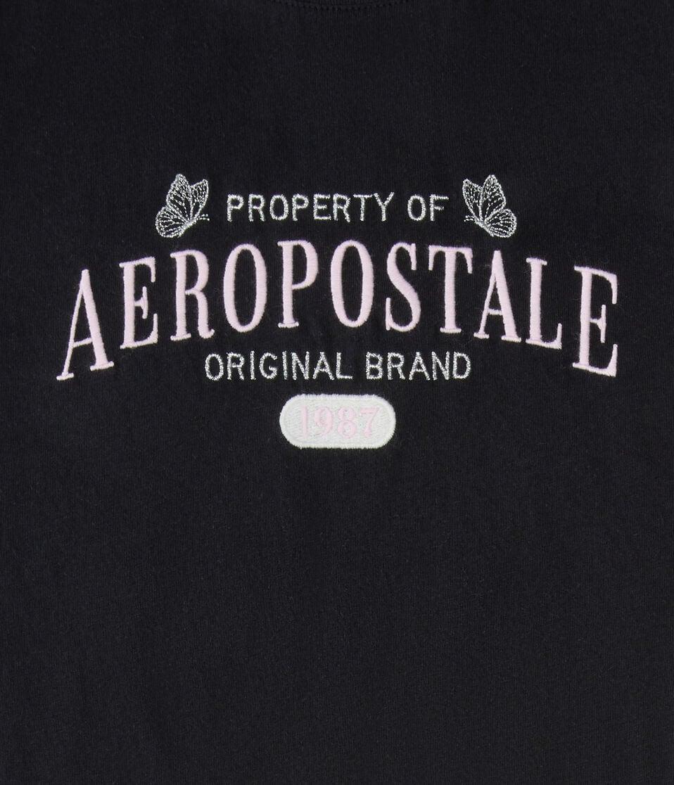 Aéropostale Aeropostale Original Brand Graphic Tee Black Fox