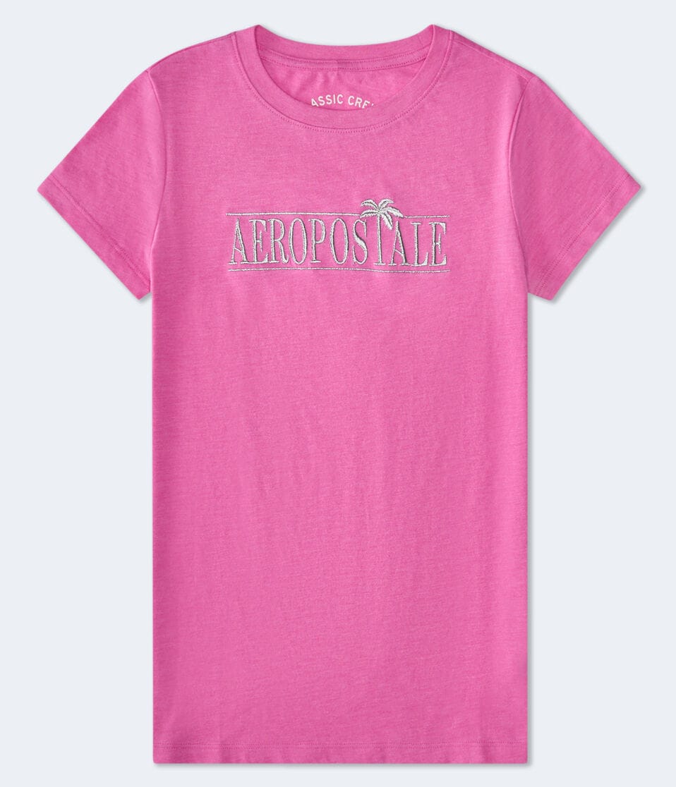 aéropostale Aeropostale Palm Tree Graphic Tee mauve glow