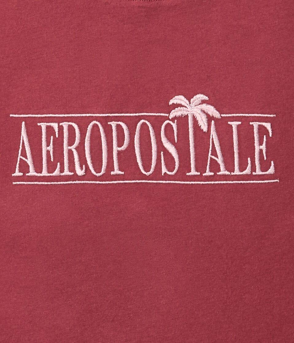 Aéropostale Aeropostale Palm Tree Graphic Tee Roselle Red