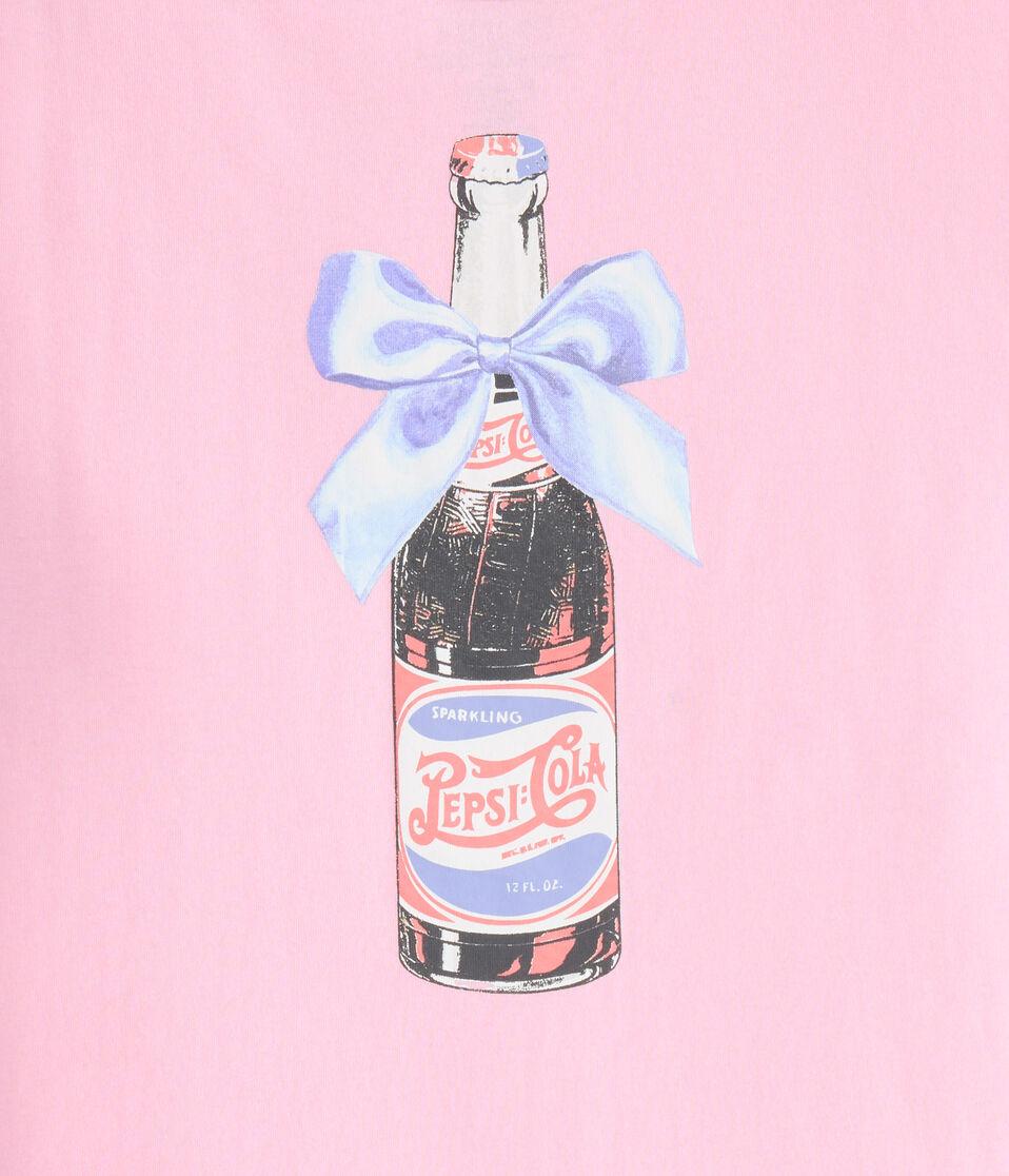 Aéropostale Pepsi Bow Oversized Graphic Tee Pink