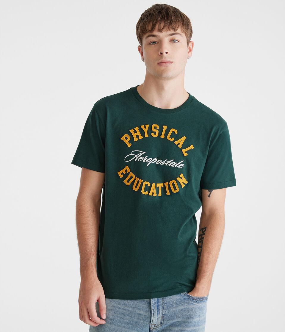 aéropostale Aeropostale Physical Education Appliqué Graphic Tee pine grove