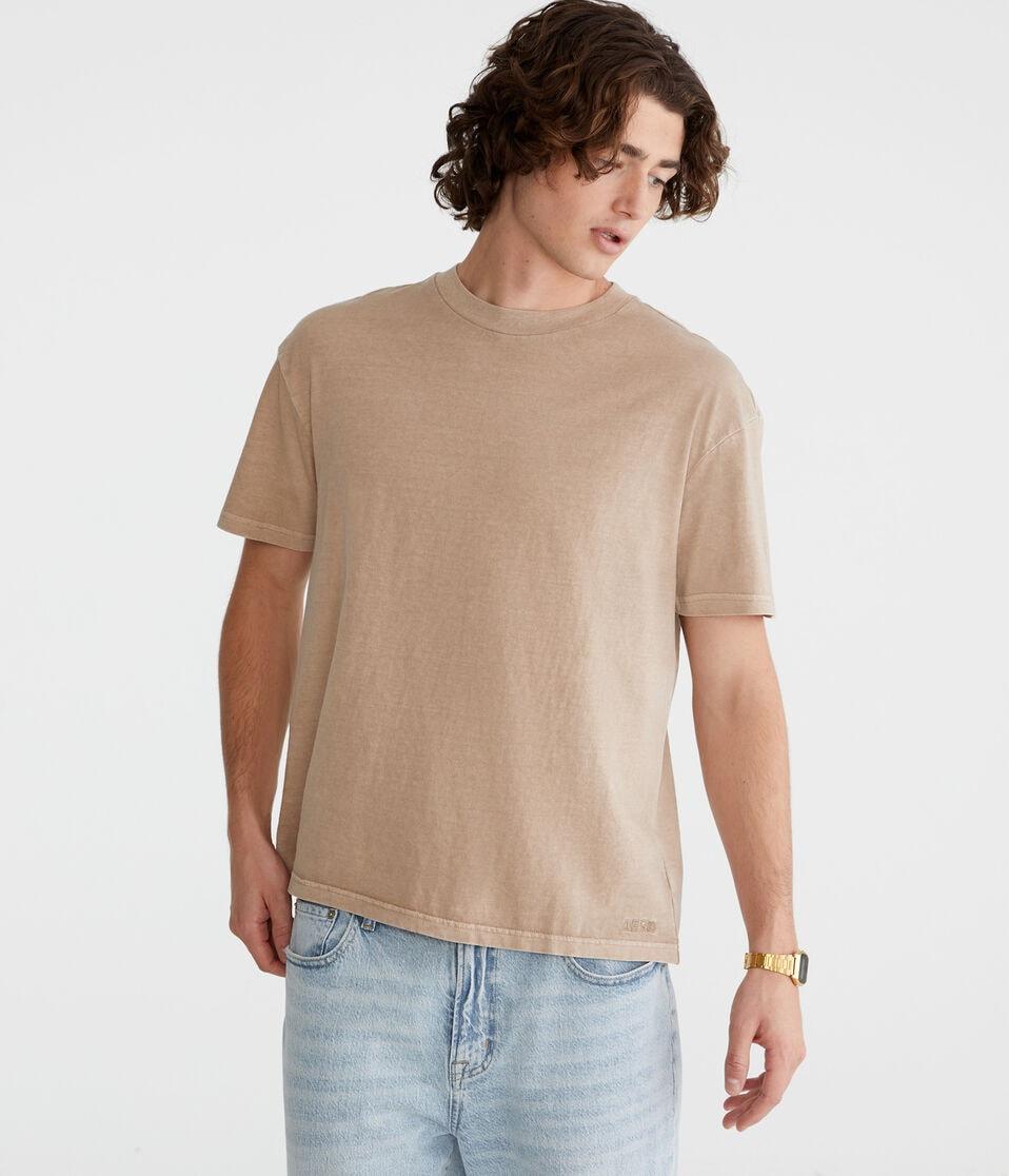 aéropostale Relaxed Fit Crew Tee warm taupe