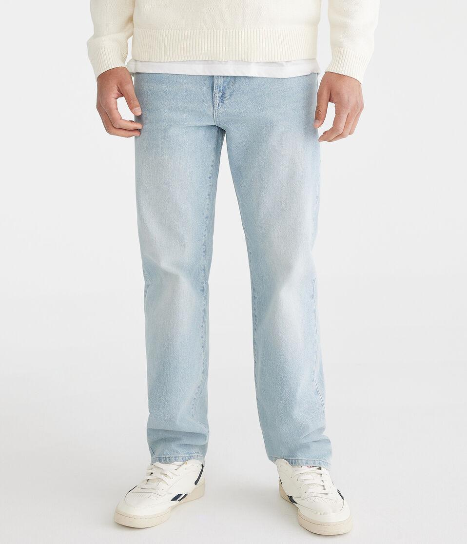 Aéropostale Relaxed Straight Jean Light Wash