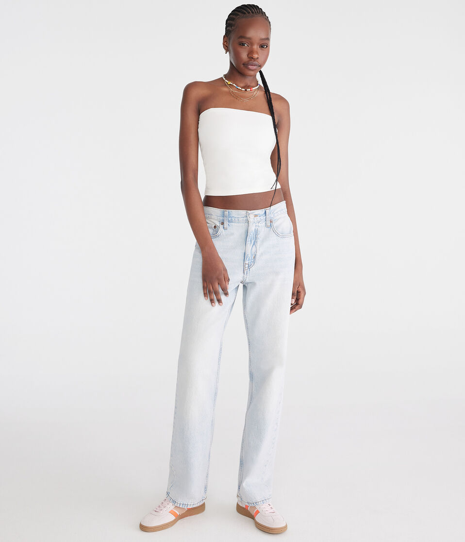 Aéropostale Seriously Soft Everyday Tube Top Cream