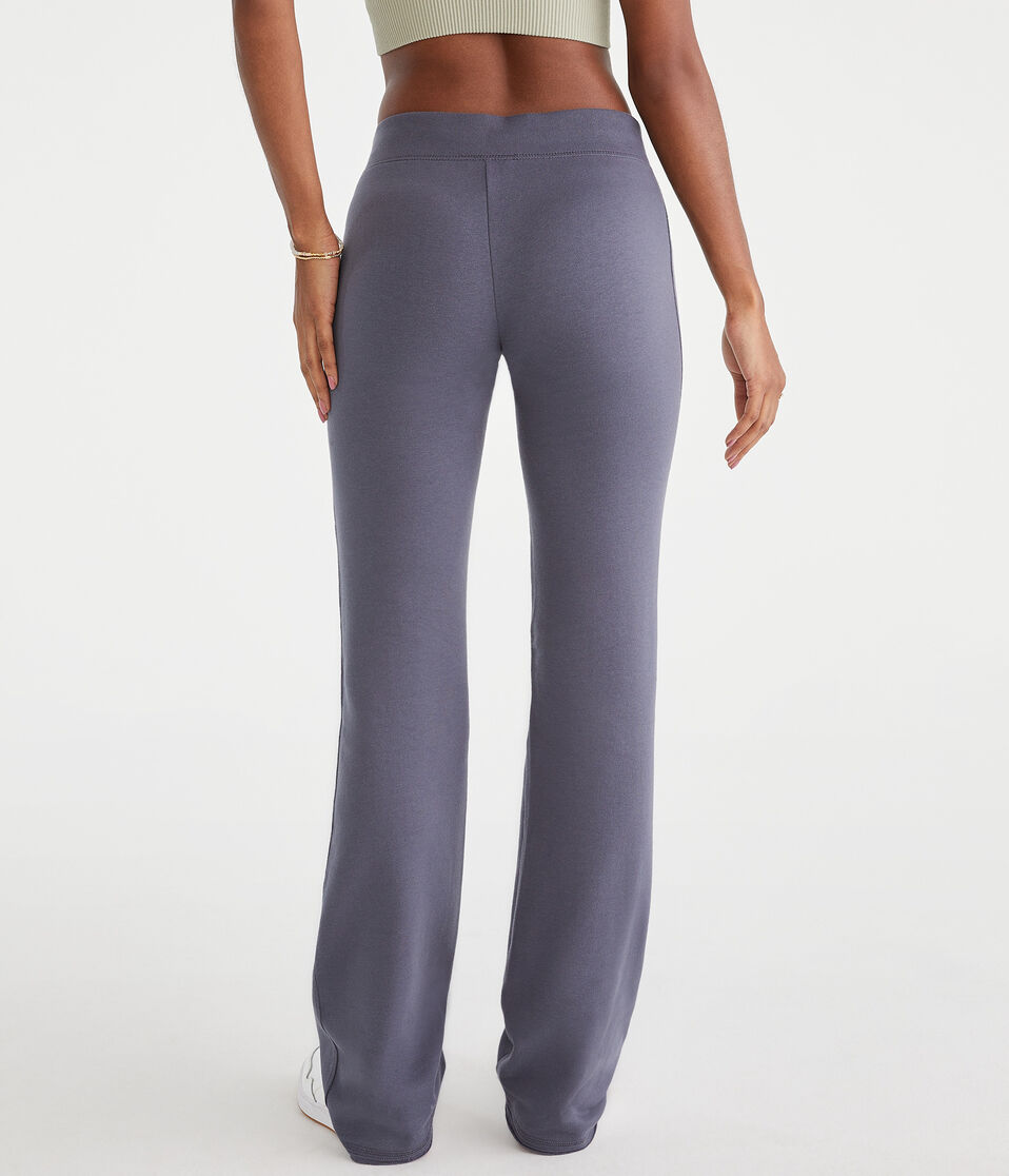 Aéropostale Solid Fit & Flare Sweatpants Pavement