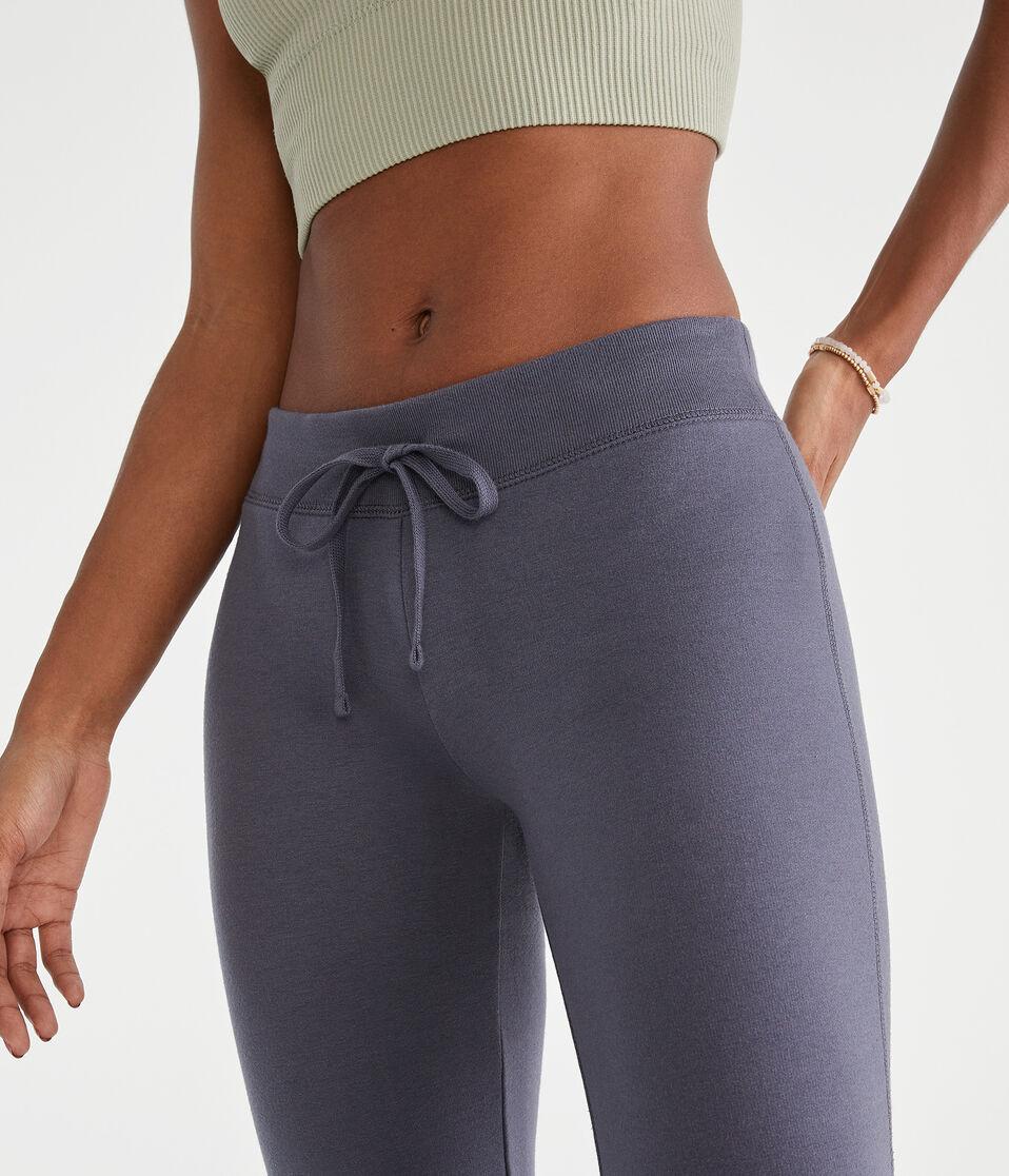 Aéropostale Solid Fit & Flare Sweatpants Pavement