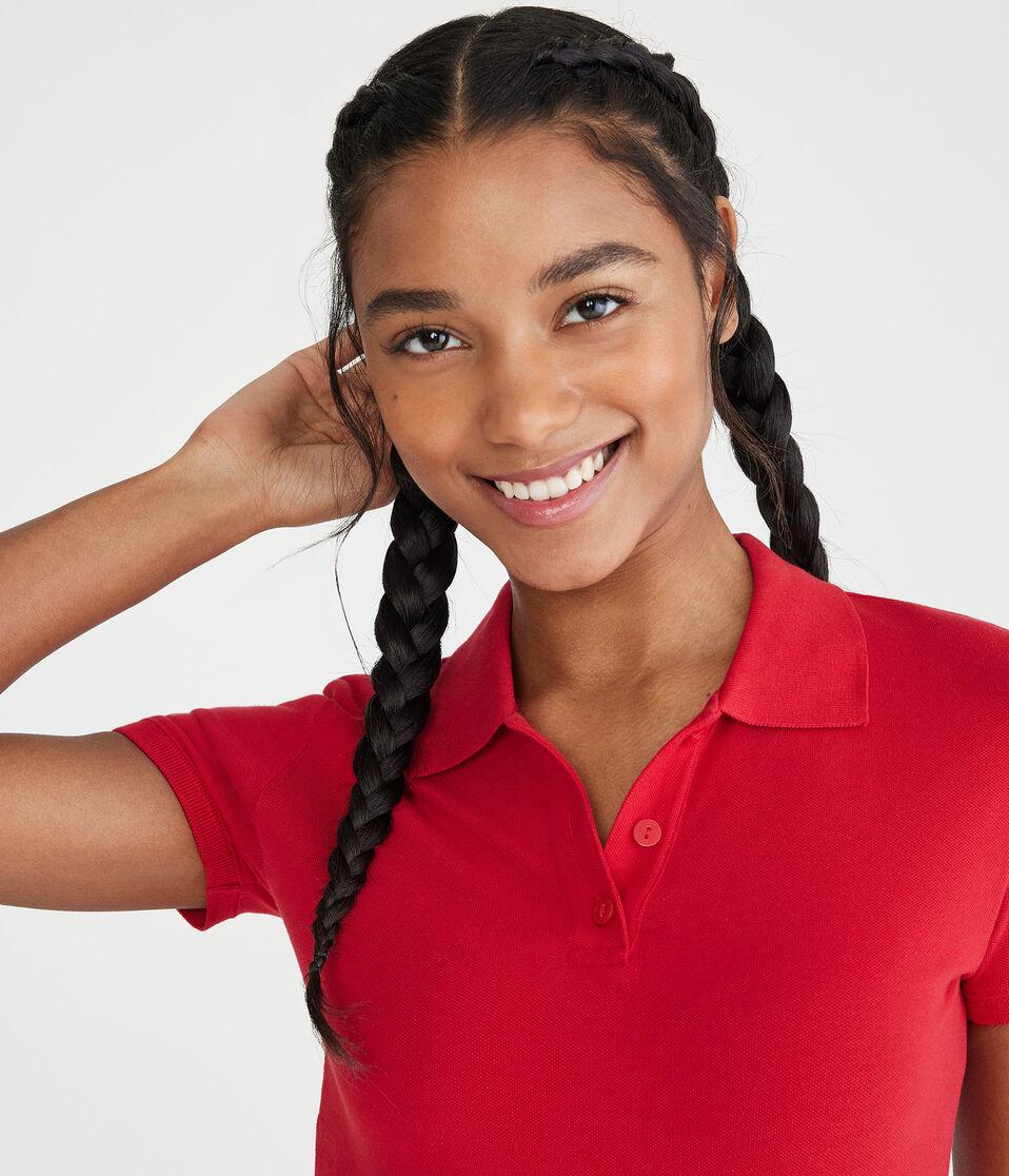 Aéropostale Uniform Piqué Polo Classic Red