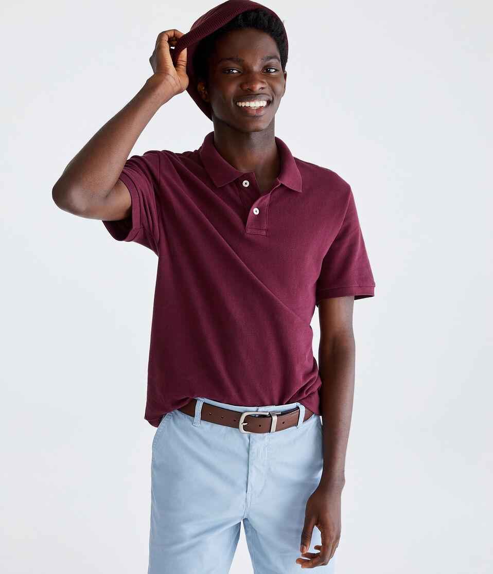 Aéropostale Uniform Piqué Polo Dark Cherry