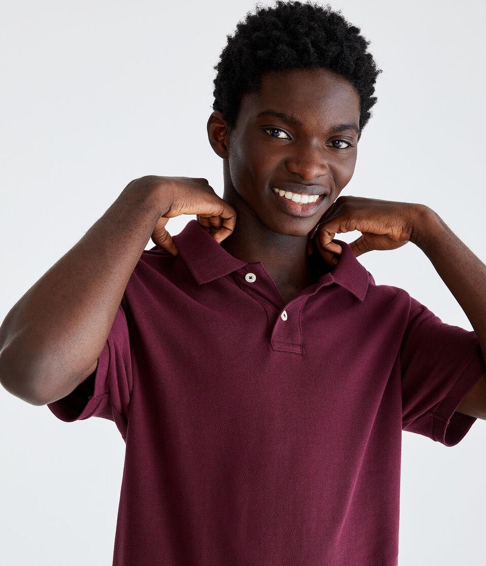 Aéropostale Uniform Piqué Polo Dark Cherry