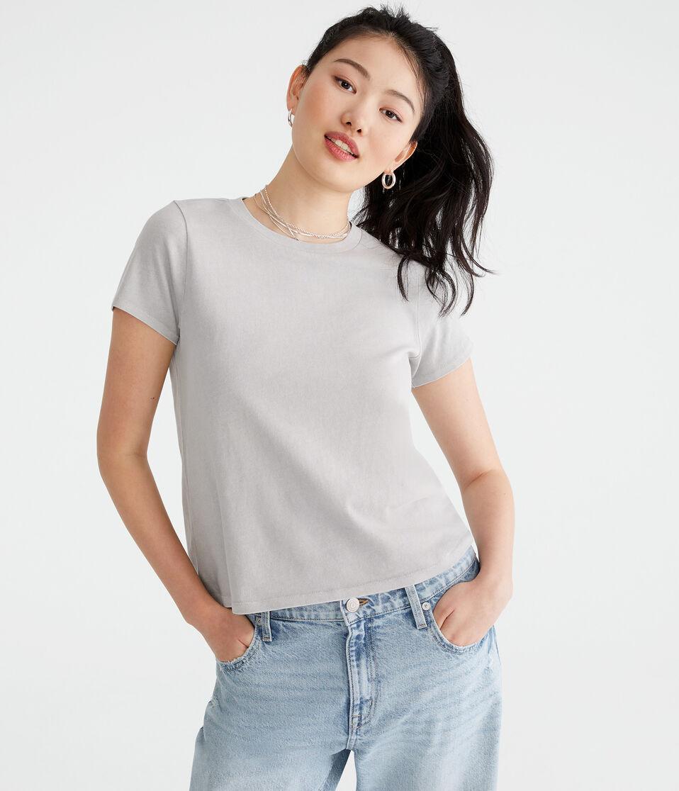 aéropostale Washed Vintage Fit Crew Tee glacier