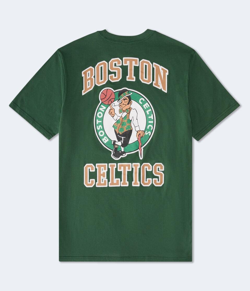 aéropostale Boston Celtics Relaxed Graphic Tee green