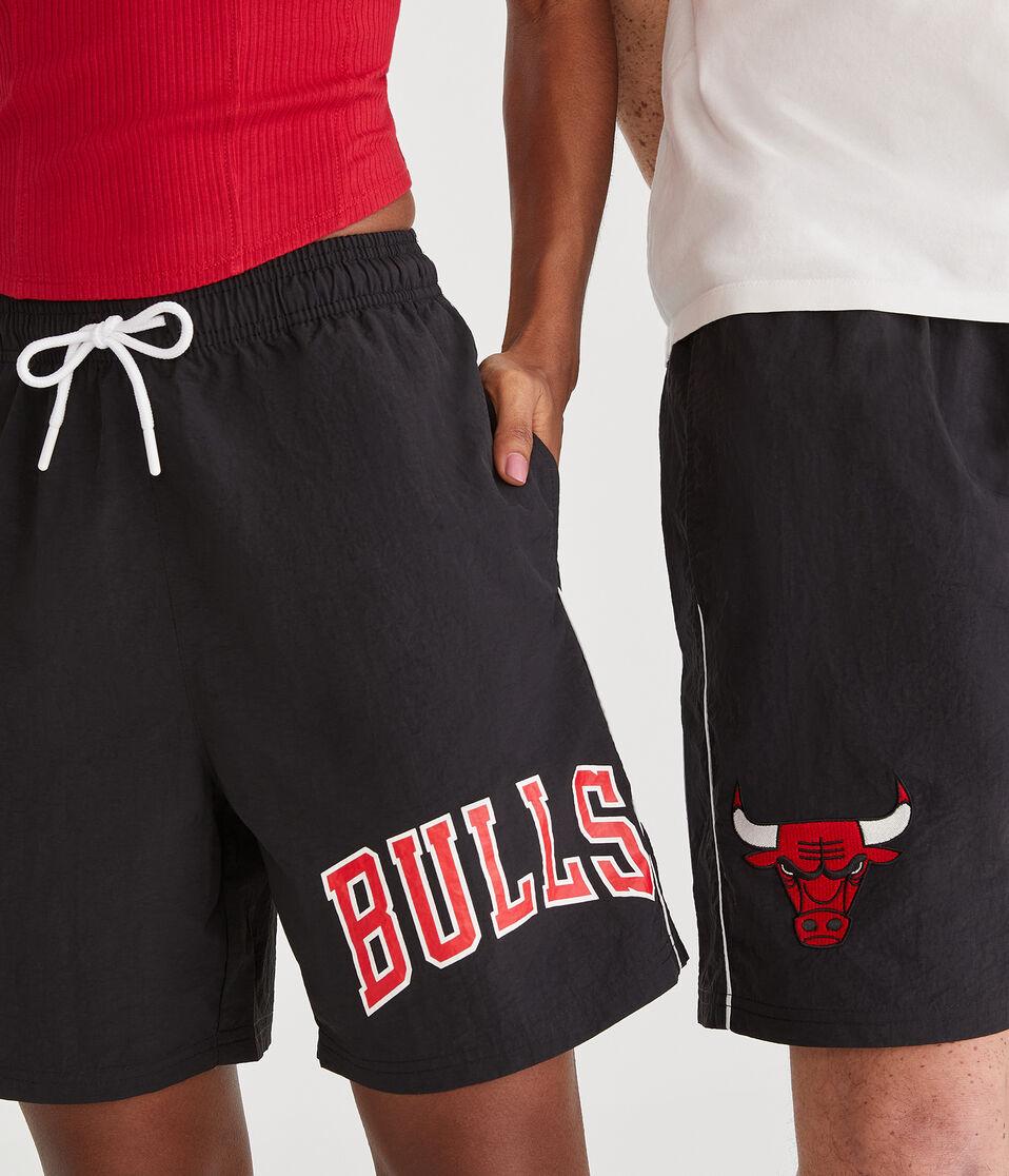 Aéropostale Chicago Bulls Nylon Shorts 6.5" Black Fox
