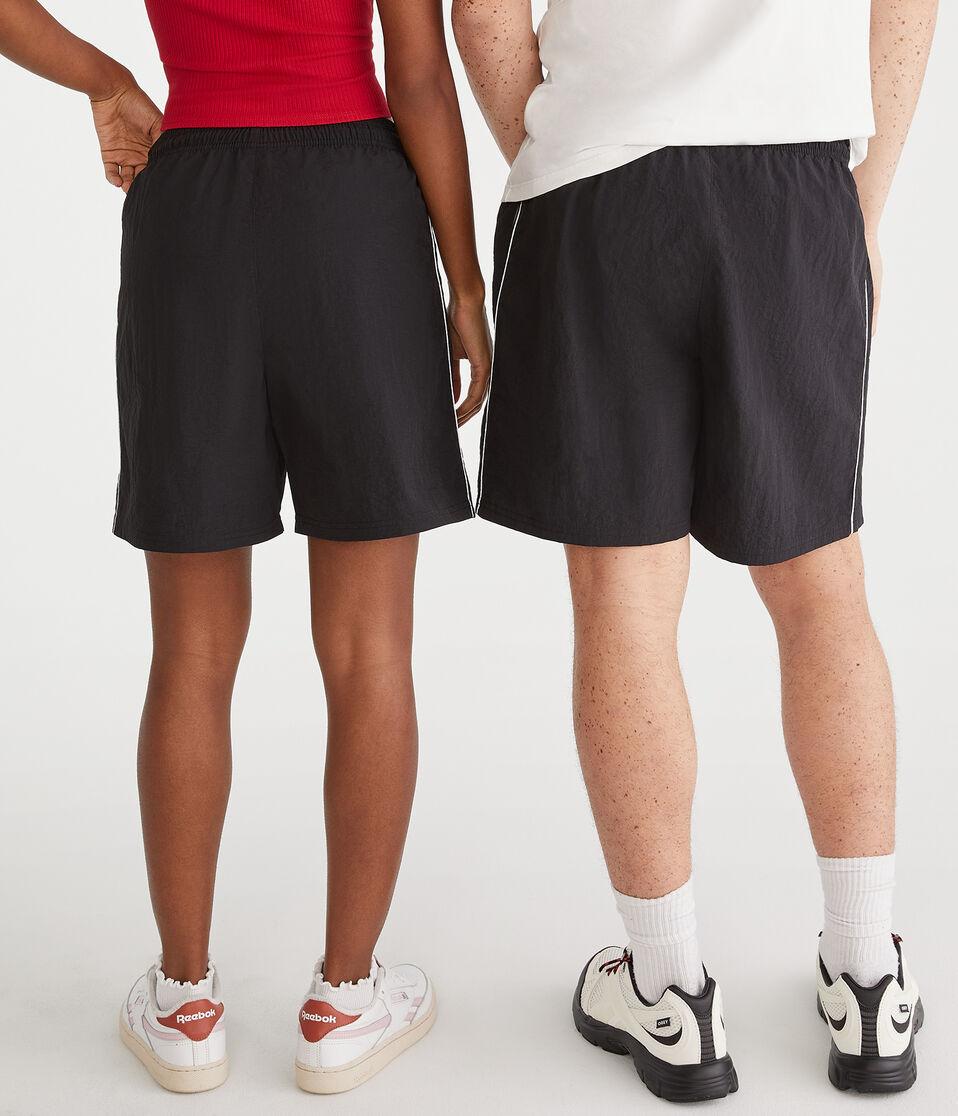 Aéropostale Chicago Bulls Nylon Shorts 6.5" Black Fox