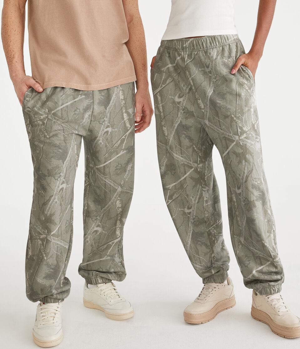Aéropostale Forest Camo Essentials Jogger Sweatpants Cream