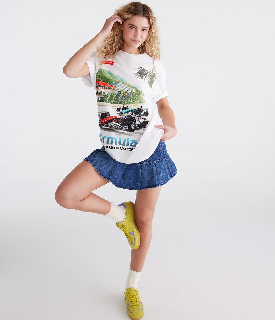 Aéropostale Formula 1® Grand Prix Relaxed Graphic Tee Bleach