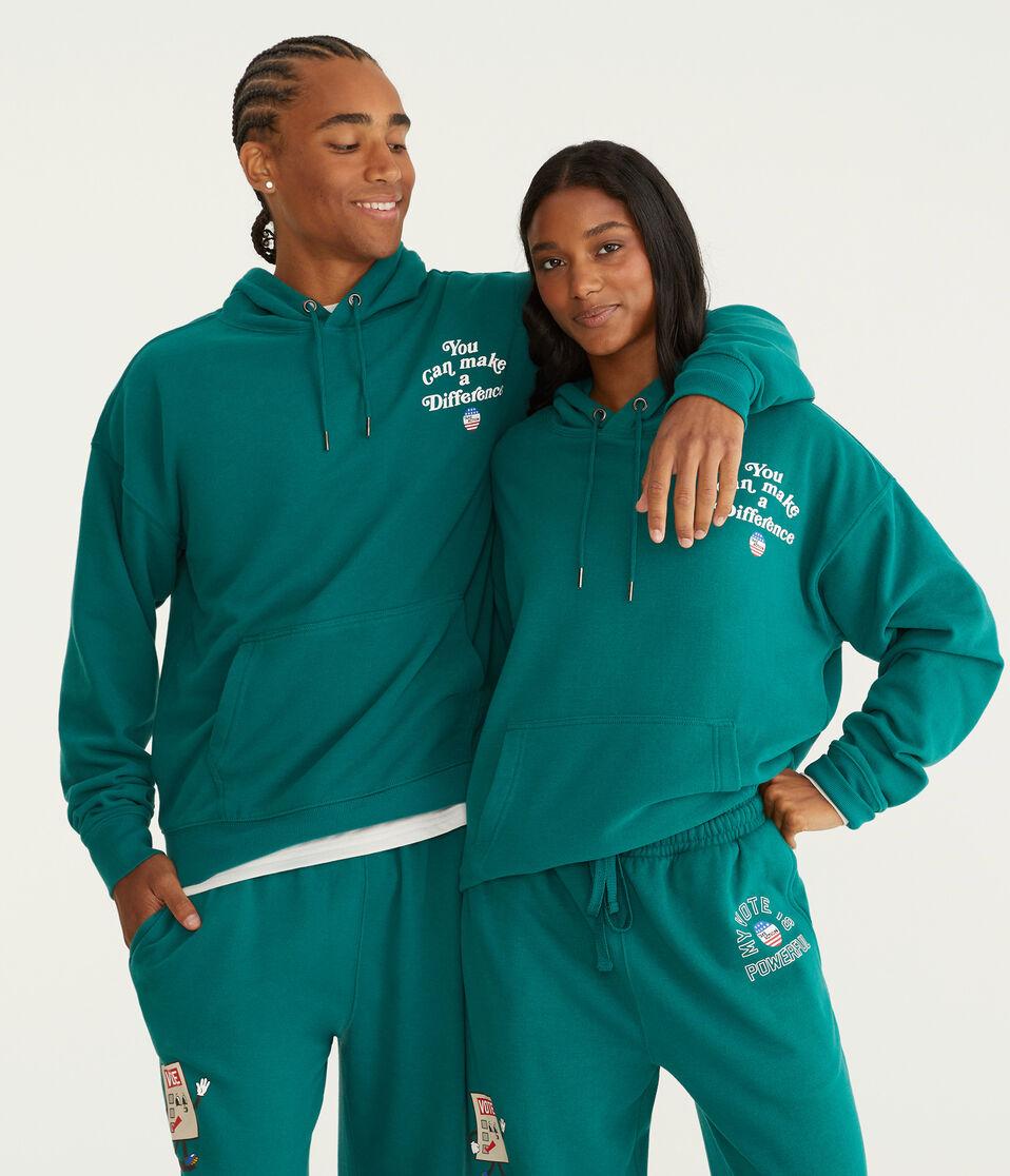 Aéropostale GLOBAL CITIZEN® Vote Make A Difference Pullover Hoodie Storm