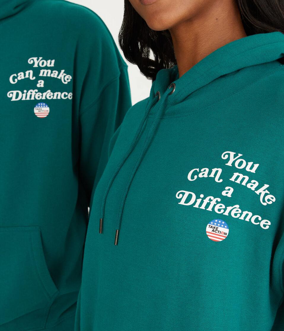 Aéropostale GLOBAL CITIZEN® Vote Make A Difference Pullover Hoodie Storm